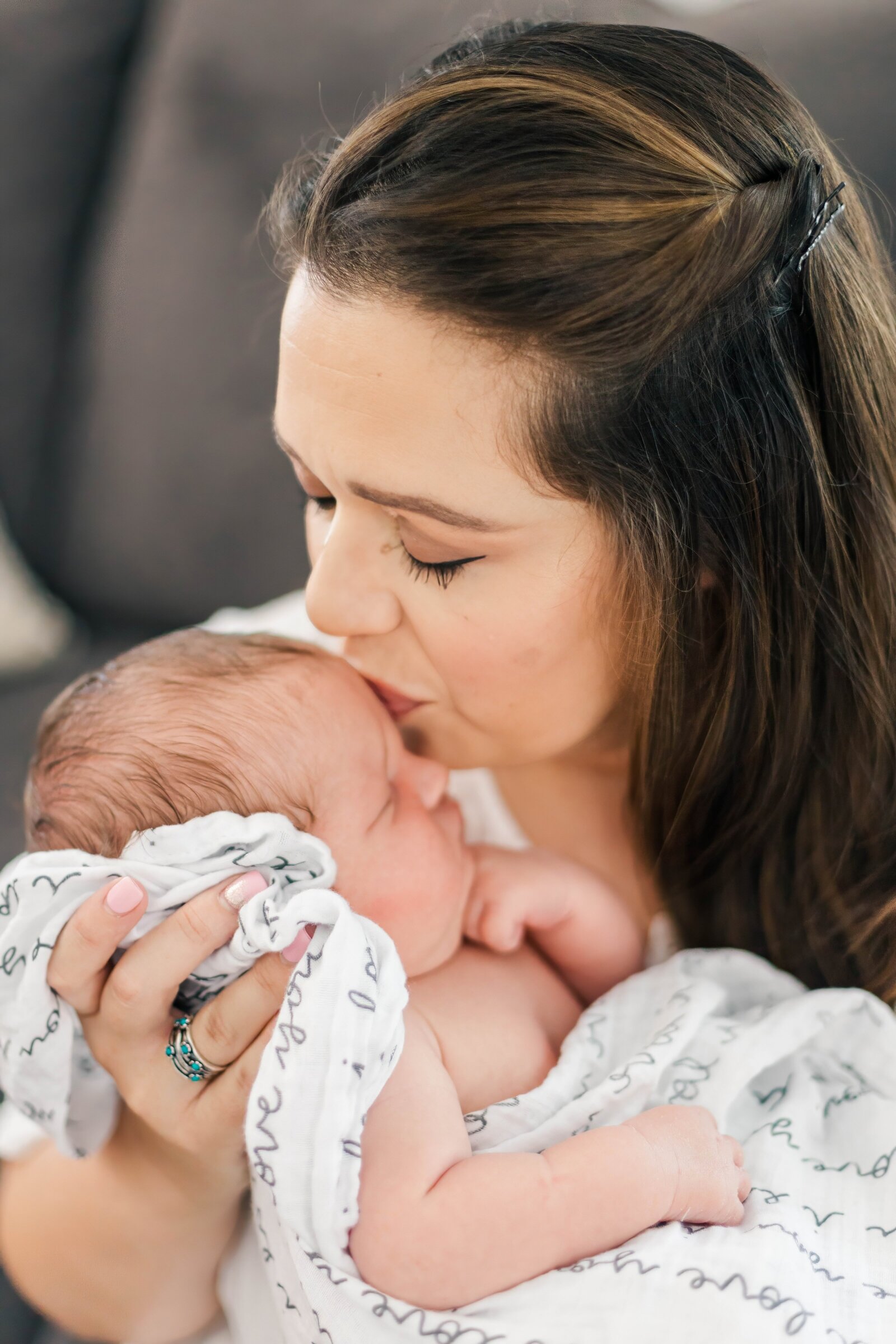 south bay newborn photographer home session