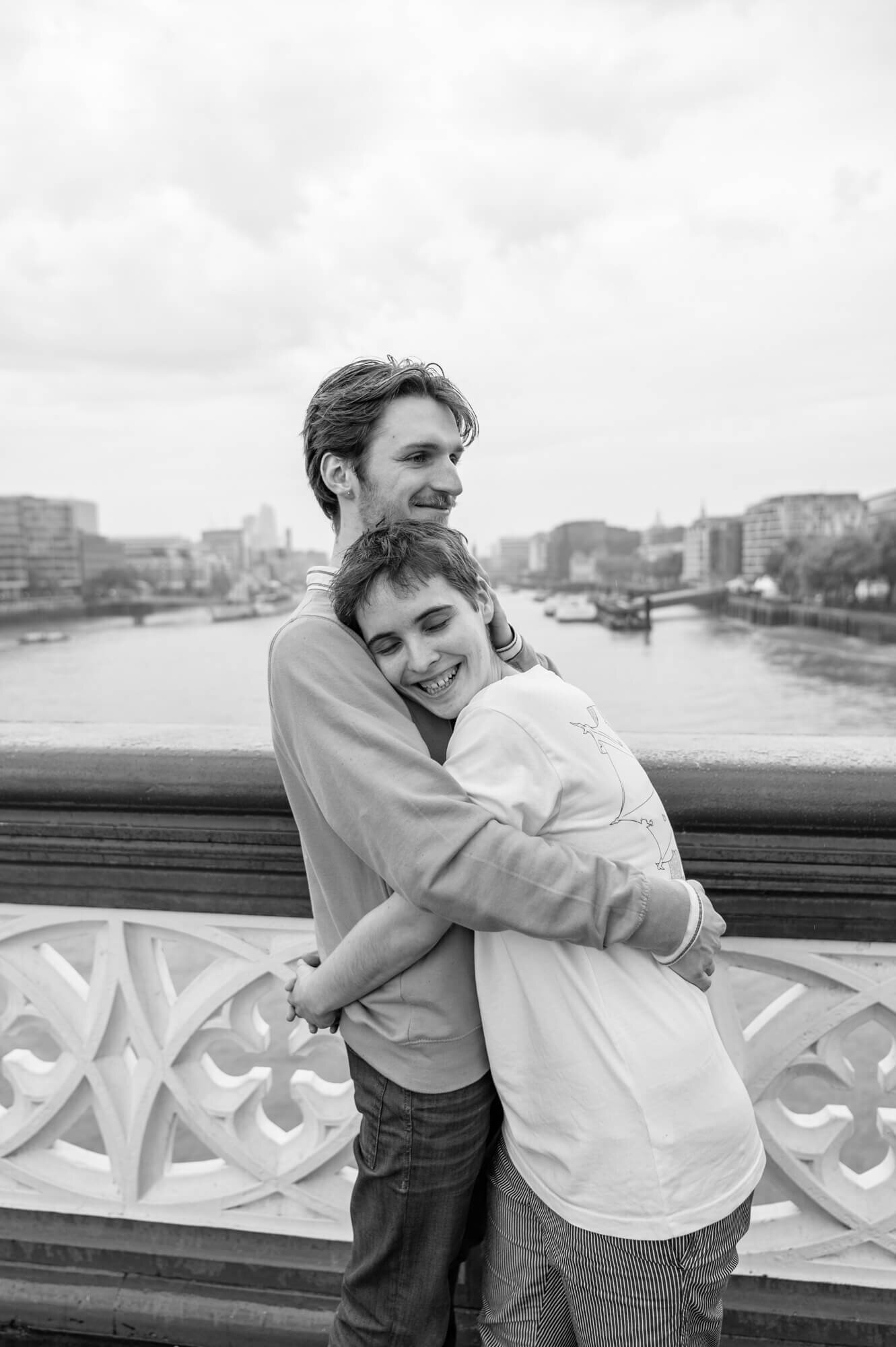 London UK Couple and Wedding Photographer - Couple Engagement Photoshoot Tower Bridge London - Chloe Bolam - 3