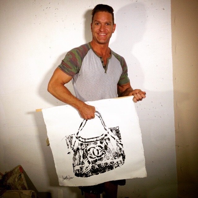 Brent Ray Fraser Purse Chanel Handbag Painting