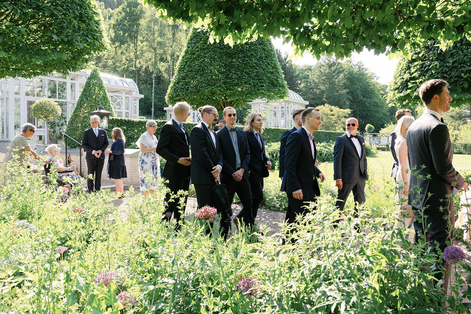 Destination Wedding Photographer Anna Lundgren in Stockholm Wedding at Norrvikens Trädgårdar Båstad Sweden47