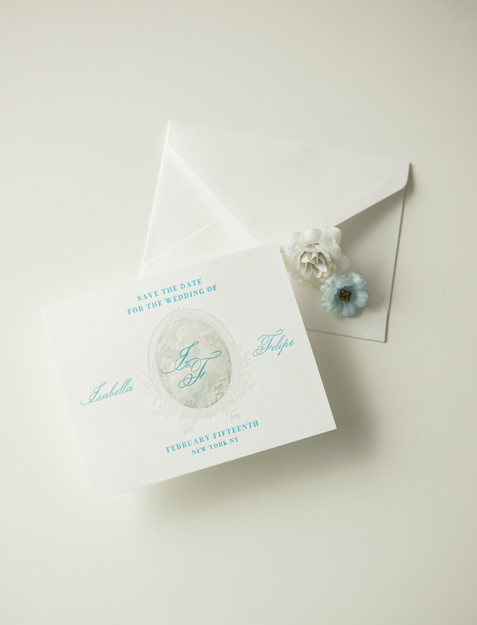 Luxury Wedding Invitation in The New York Public Library by The Layout Collective