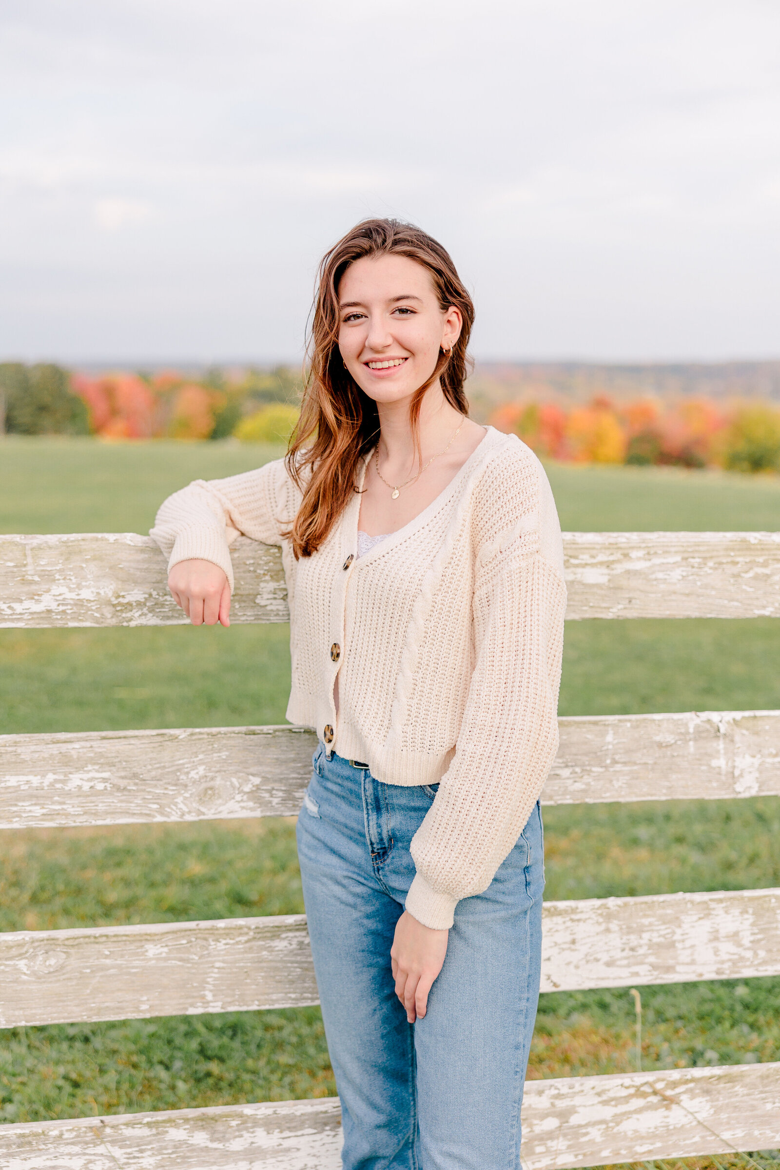 Fall leaves senior photos northeast Ohio autumn