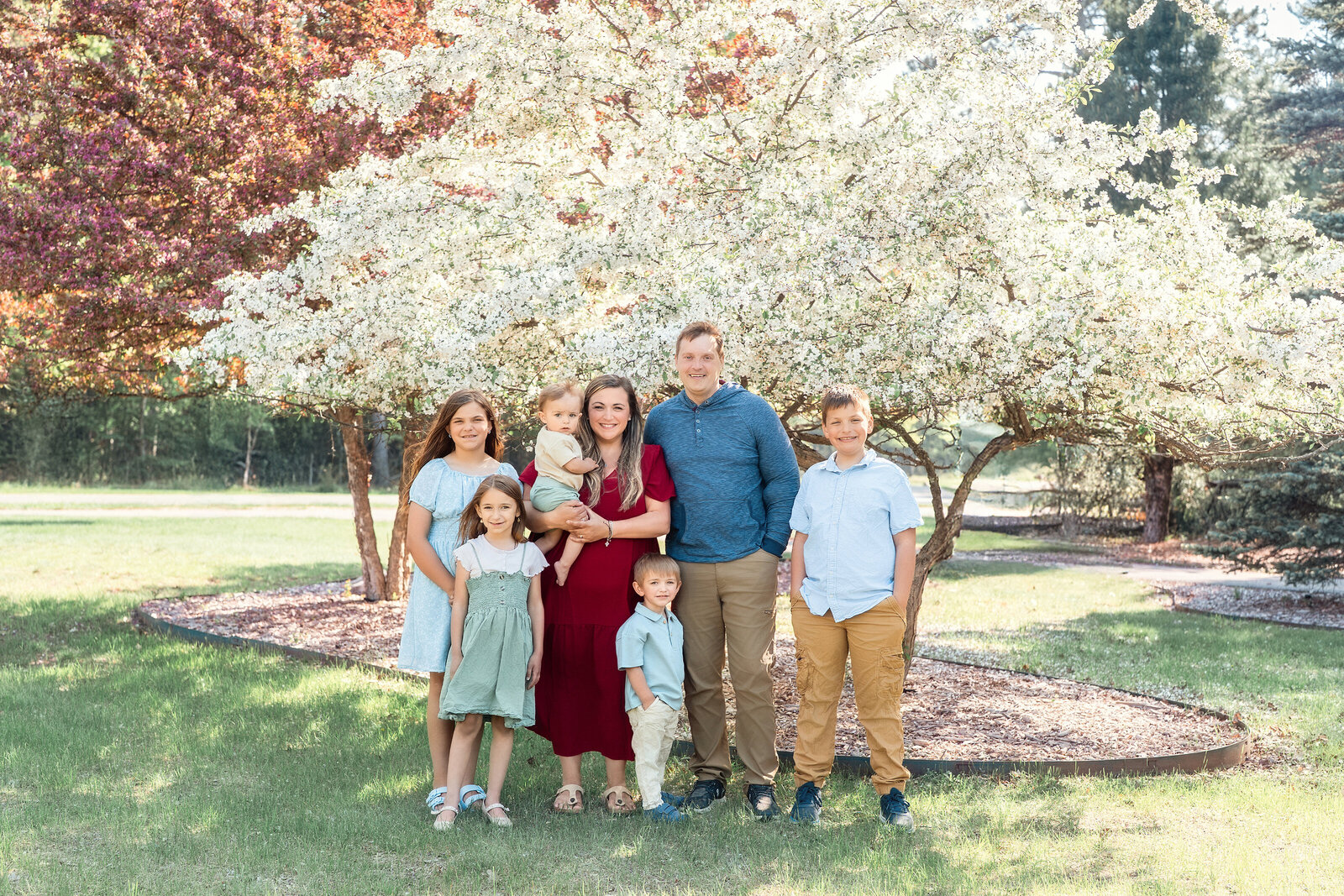Iron Mountain family photography session at city park in the Upper Peninsula