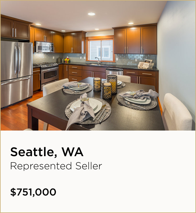 Seattle, WA $751,000 – Represented Seller