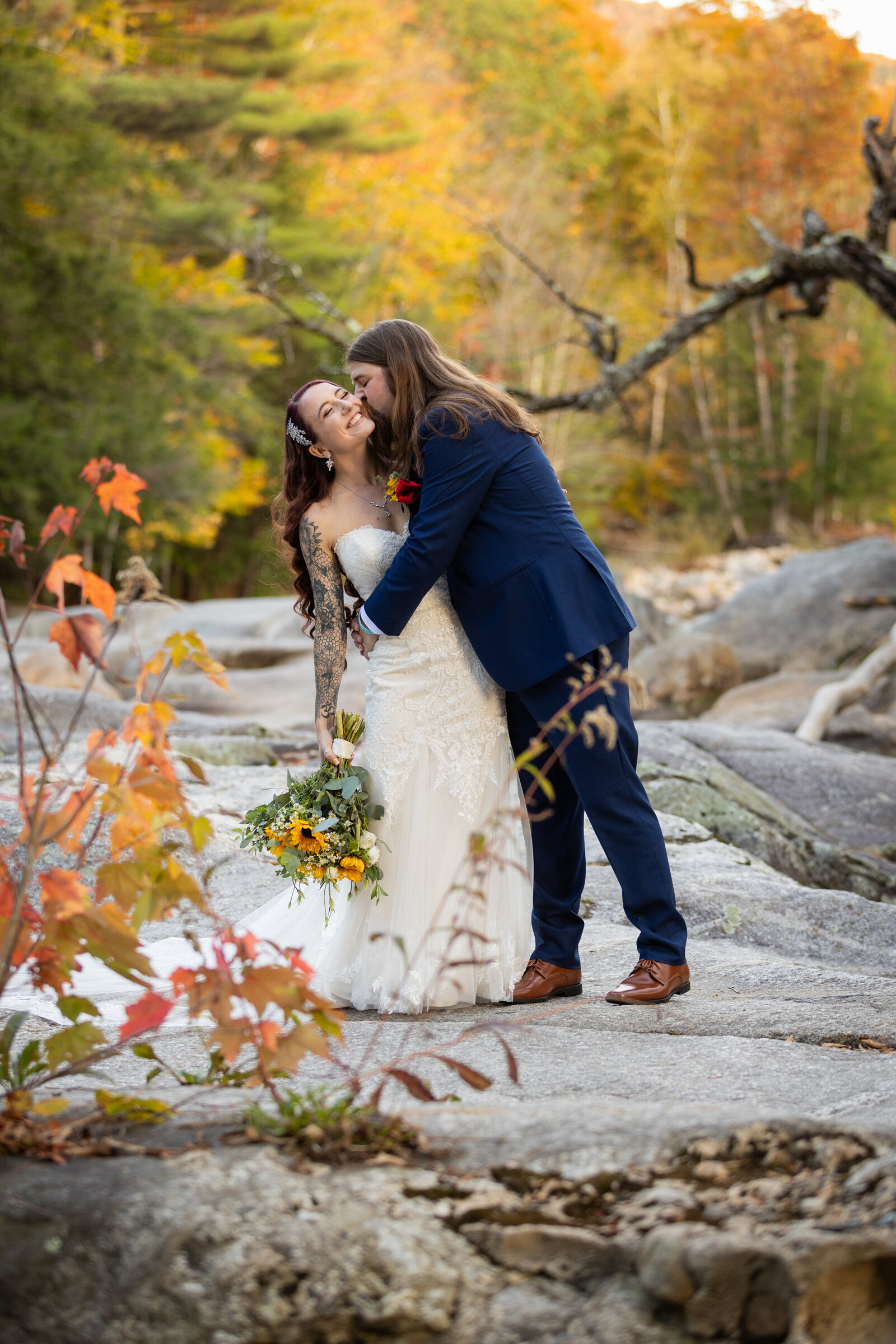 alyssa michel photography, ct photographer, engagement session, wedding photographer, love, new hampshire, fall wedding, water fall, foliage