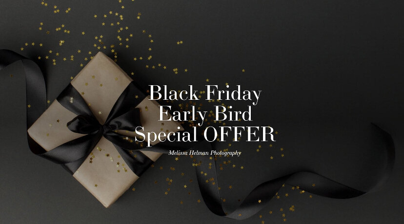 Black Friday deals for the biggest and only sale of the year in our Murrysville portrait studio.