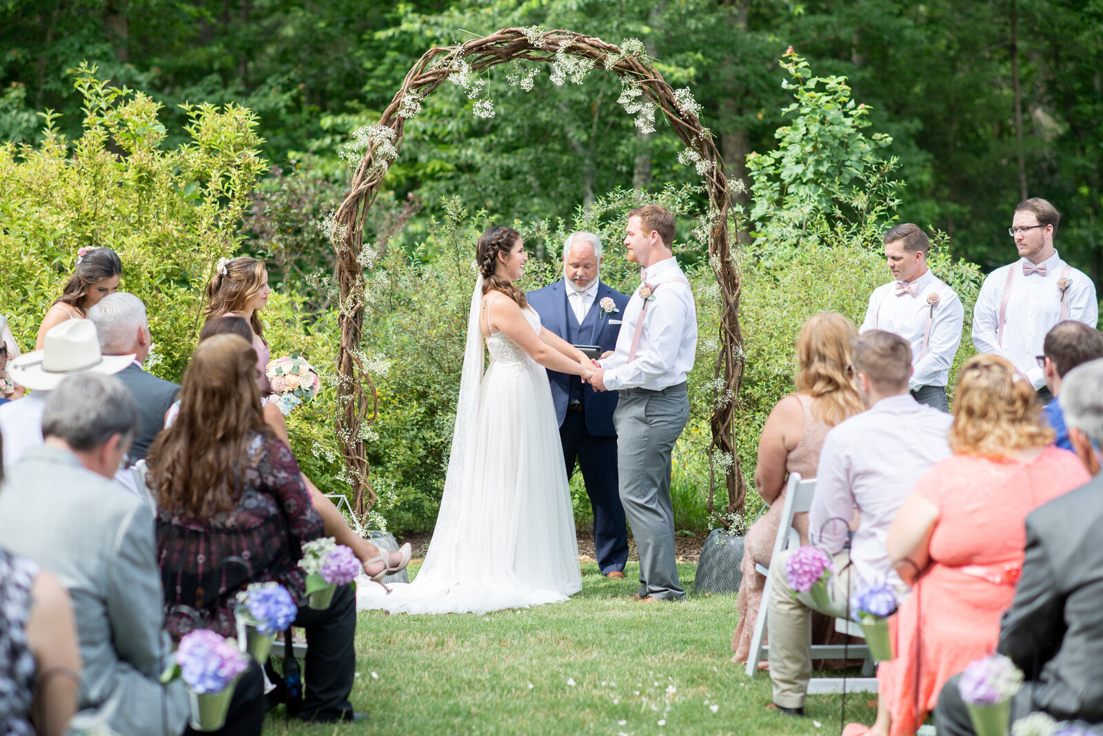 Outdoor wedding in North Georgia