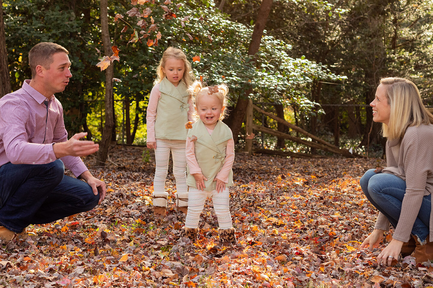 Outdoor Fall family potraits  by jaimee rae photography
