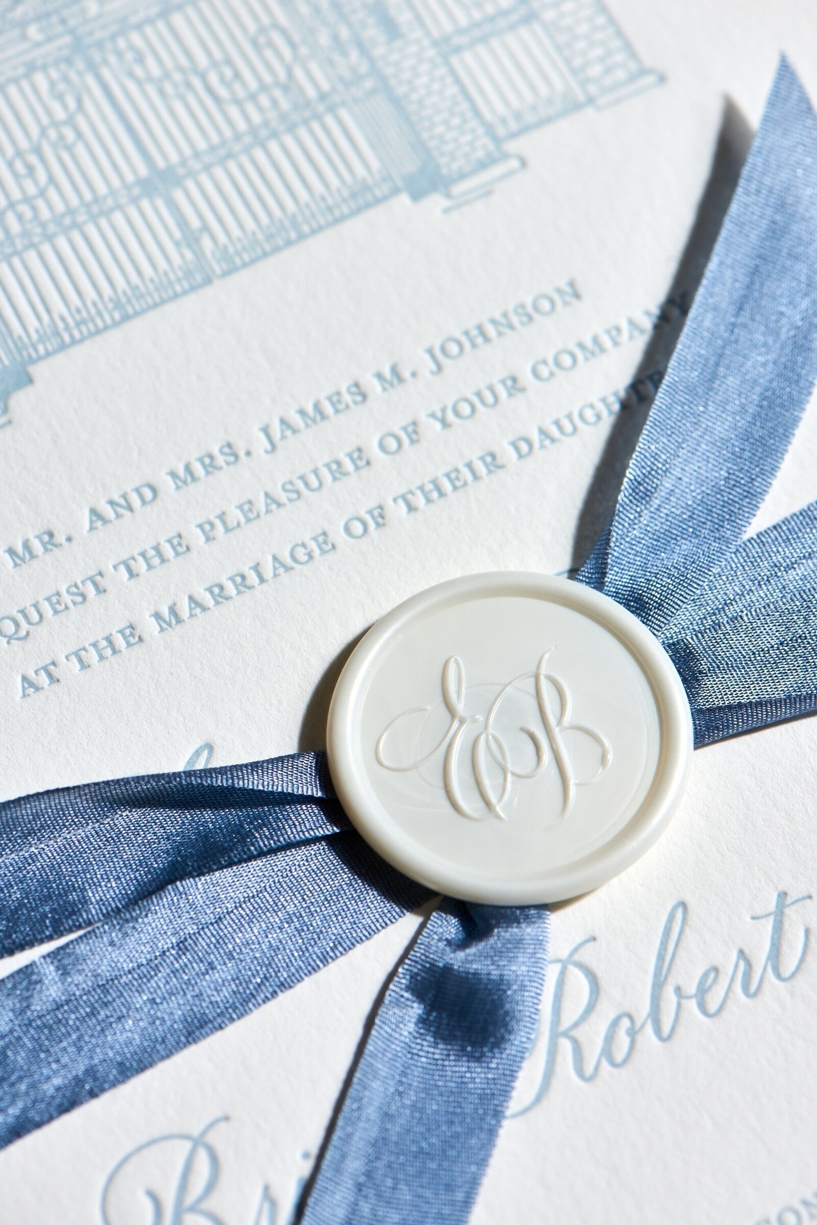 LowcountryPaperCo_Emily&Brian_Ribbon&WaxSeal