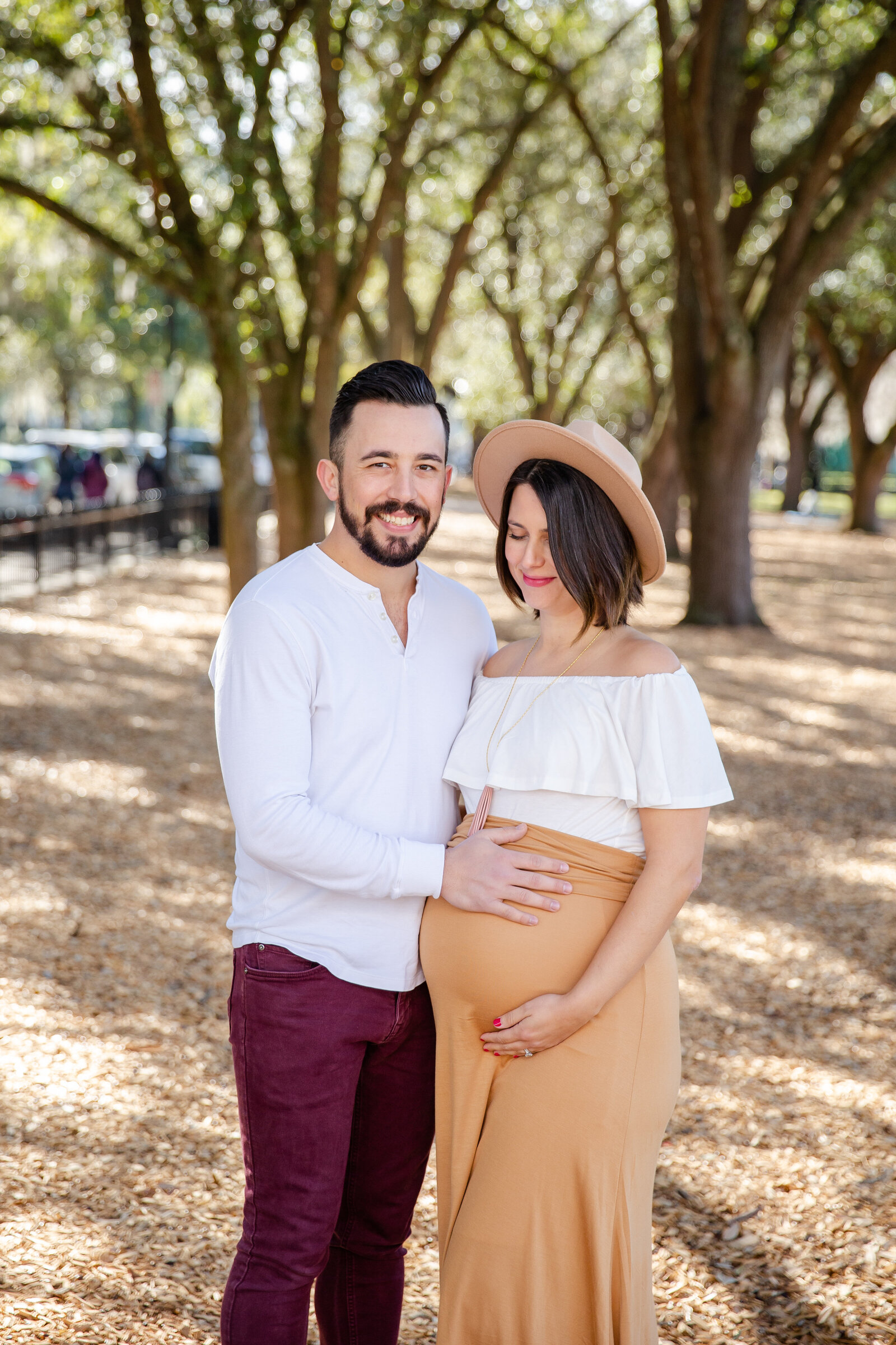 Florida portrait photographer for expecting mothers Riley James.
