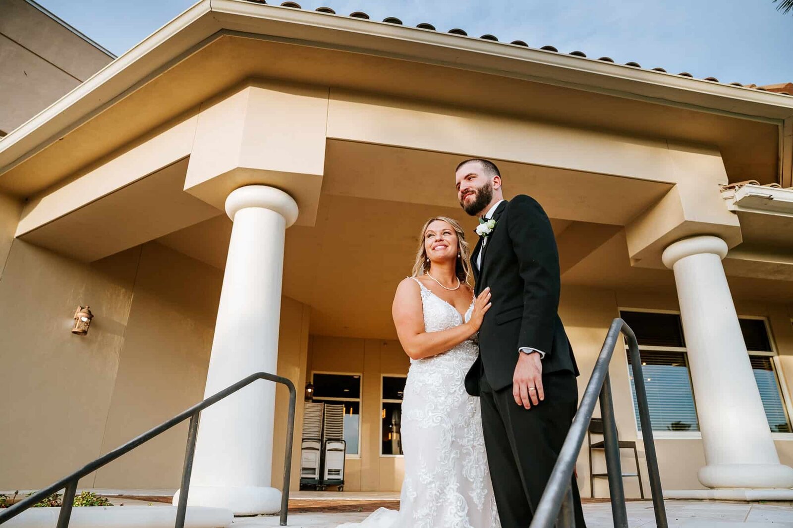 The Plantation golf and country club wedding Fort myers golden hour wedding portraits