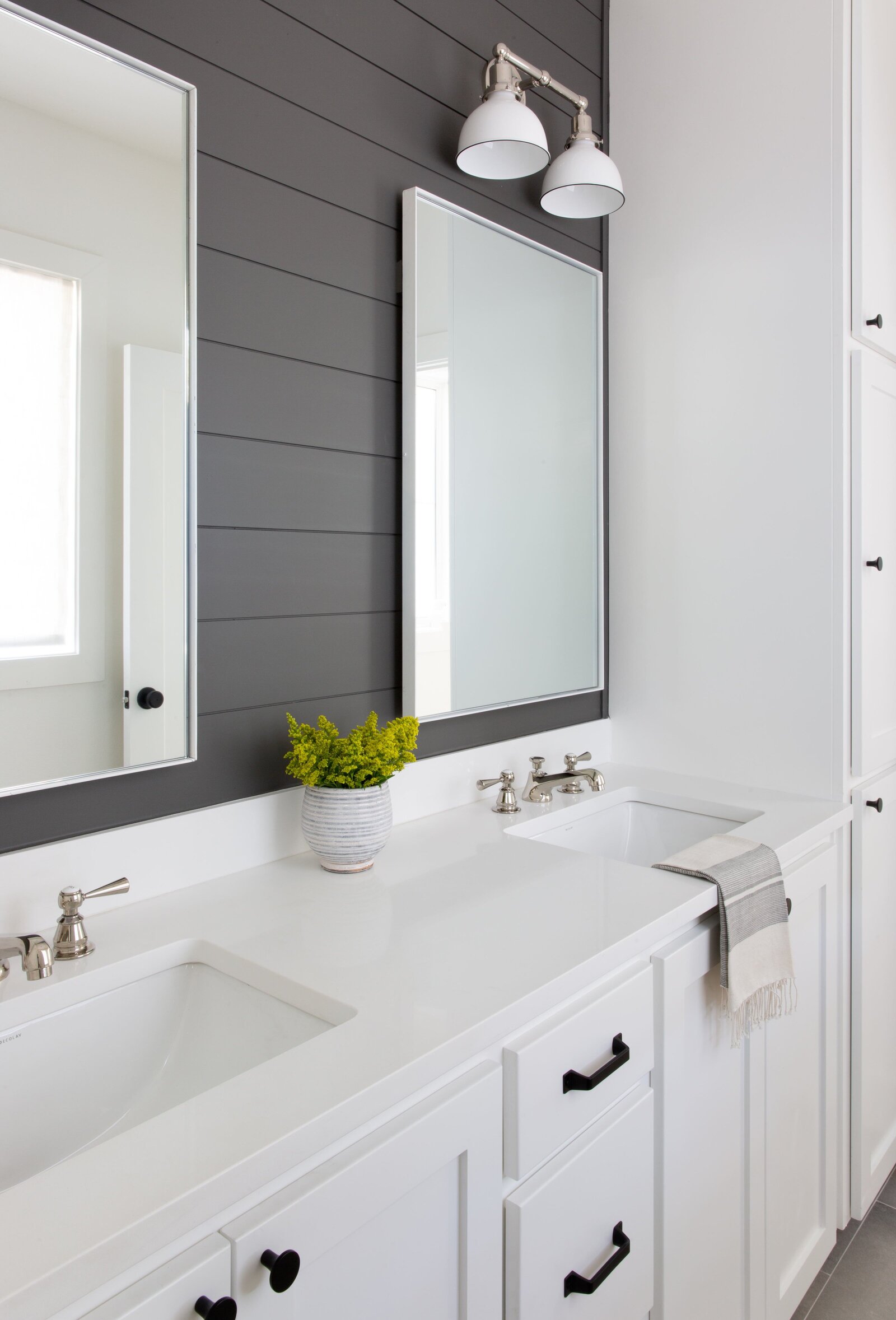 Bathroom Gray Shiplap Modern Nuela Designs