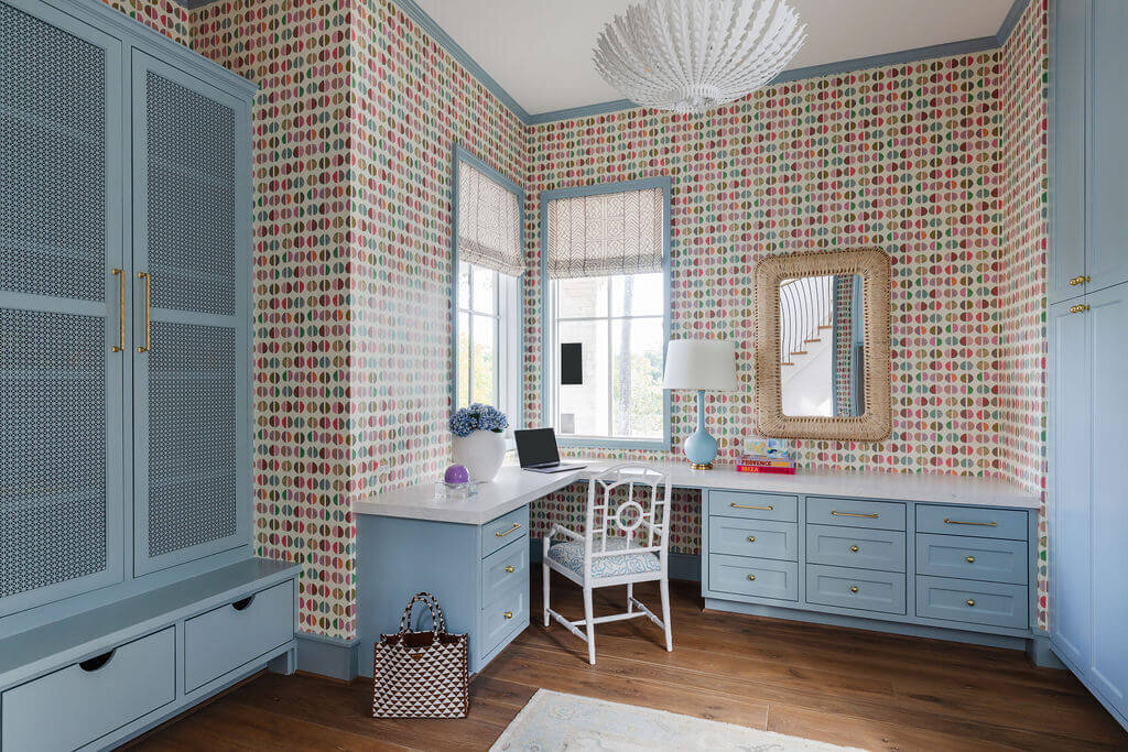oyster creek studios mackel project blue office nook