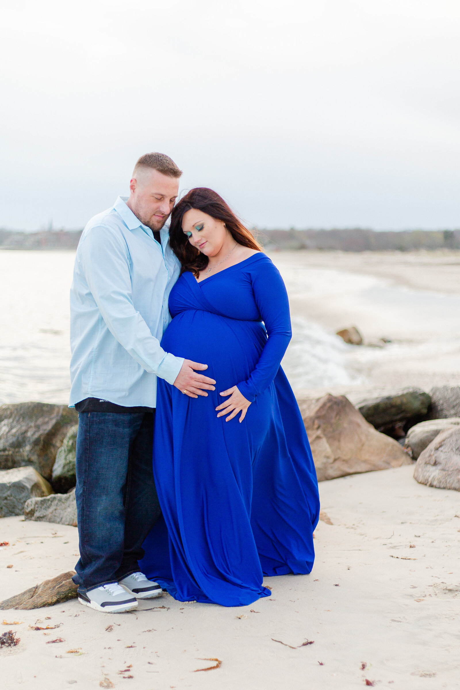20190423_Spring Summer Coastal Beach Maternity Family Session_Eolia Mansion_Harkness Memorial State Park_Waterford_CT-227