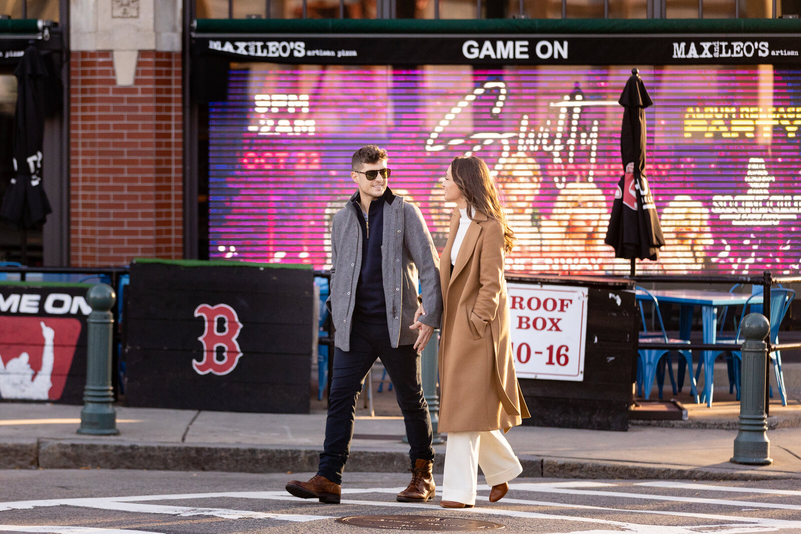 city-engagement-fenway-colorful-lisa-gilbert-photography