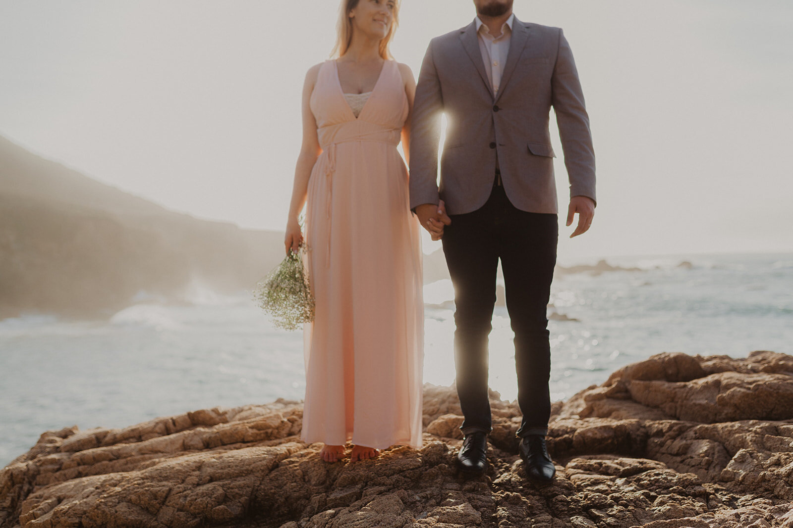 intimate mountain elopement