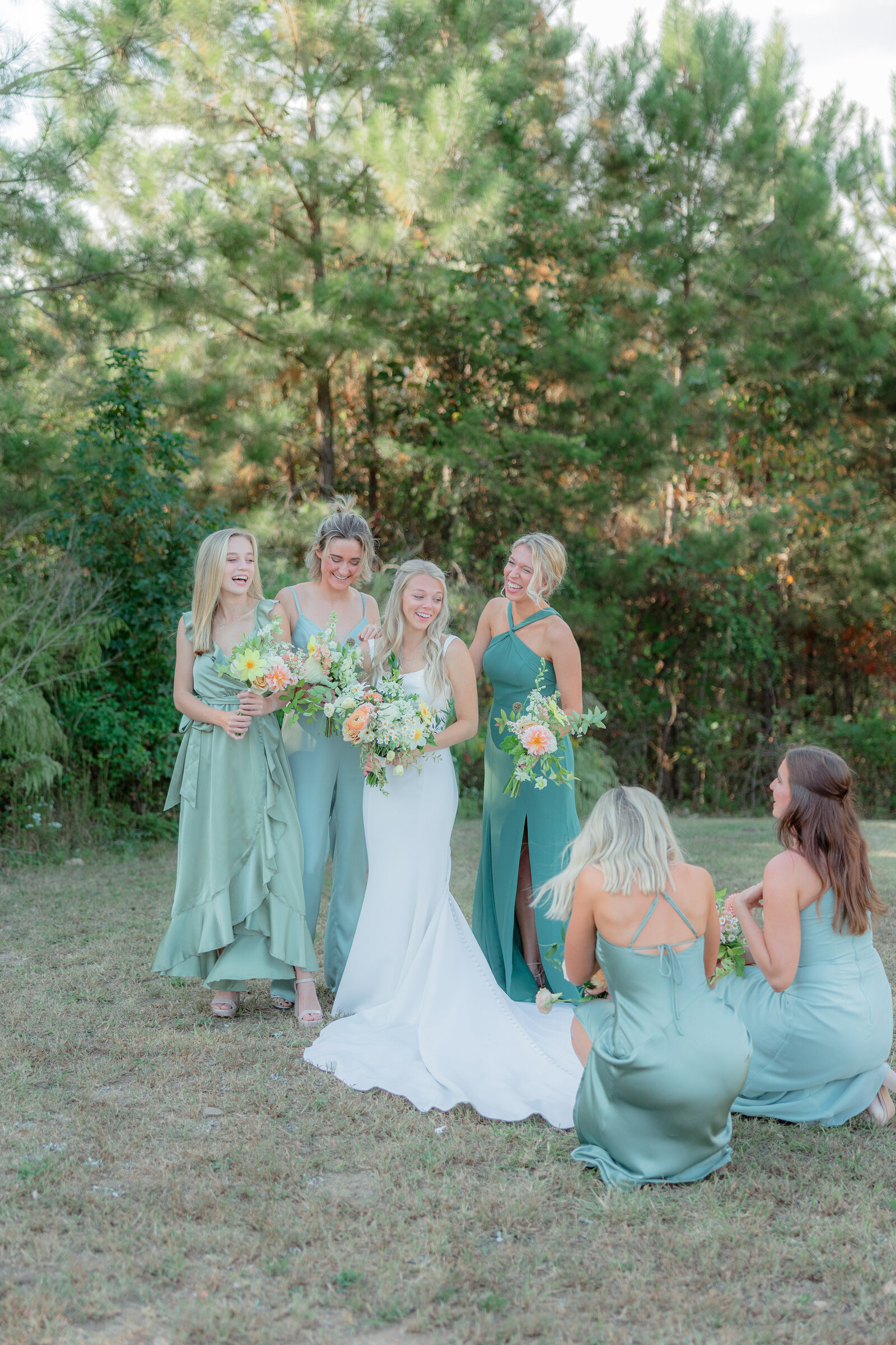 Lauren & Sam Parkers Wedding Day- Bride & Bridesmaids 035