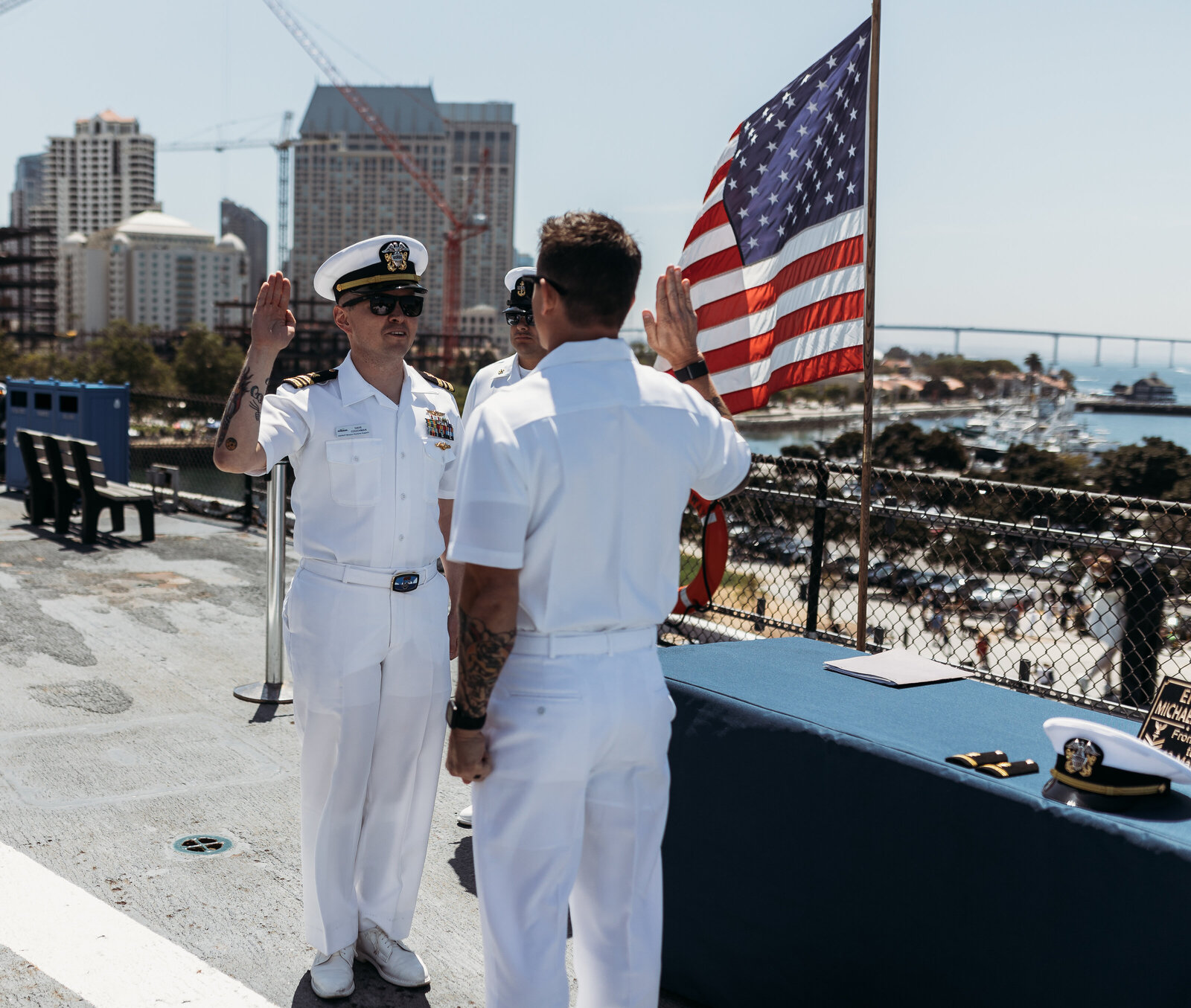 Beauty Gazer Imagery - Military Commissioning Cermony - USS Midway- San Diego