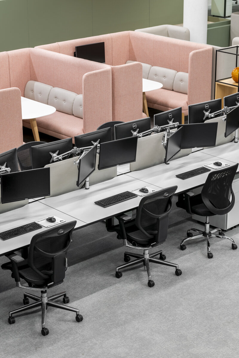 task furniture Fiducia office design