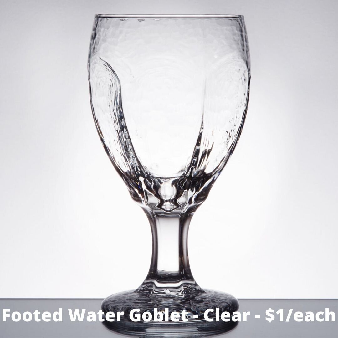 clear goblet