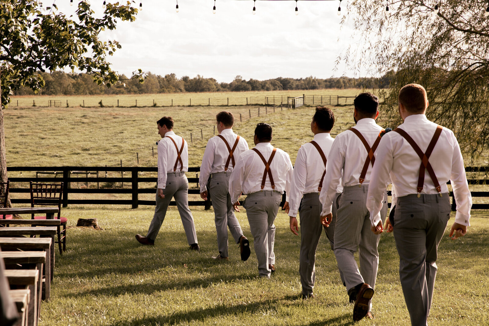 groomsmen ceremony photo