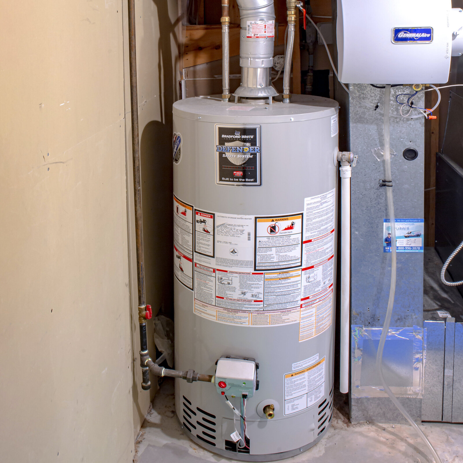 Hot water tank service and repair