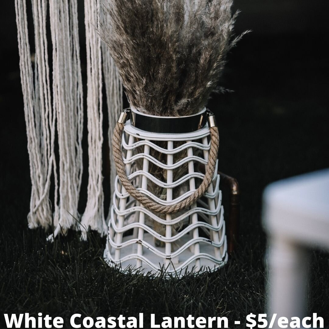 white coastal lantern