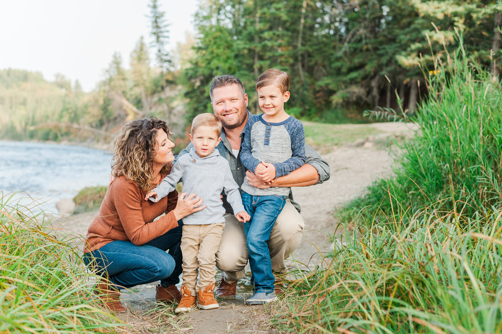 Candid Family Photography in Red Deer