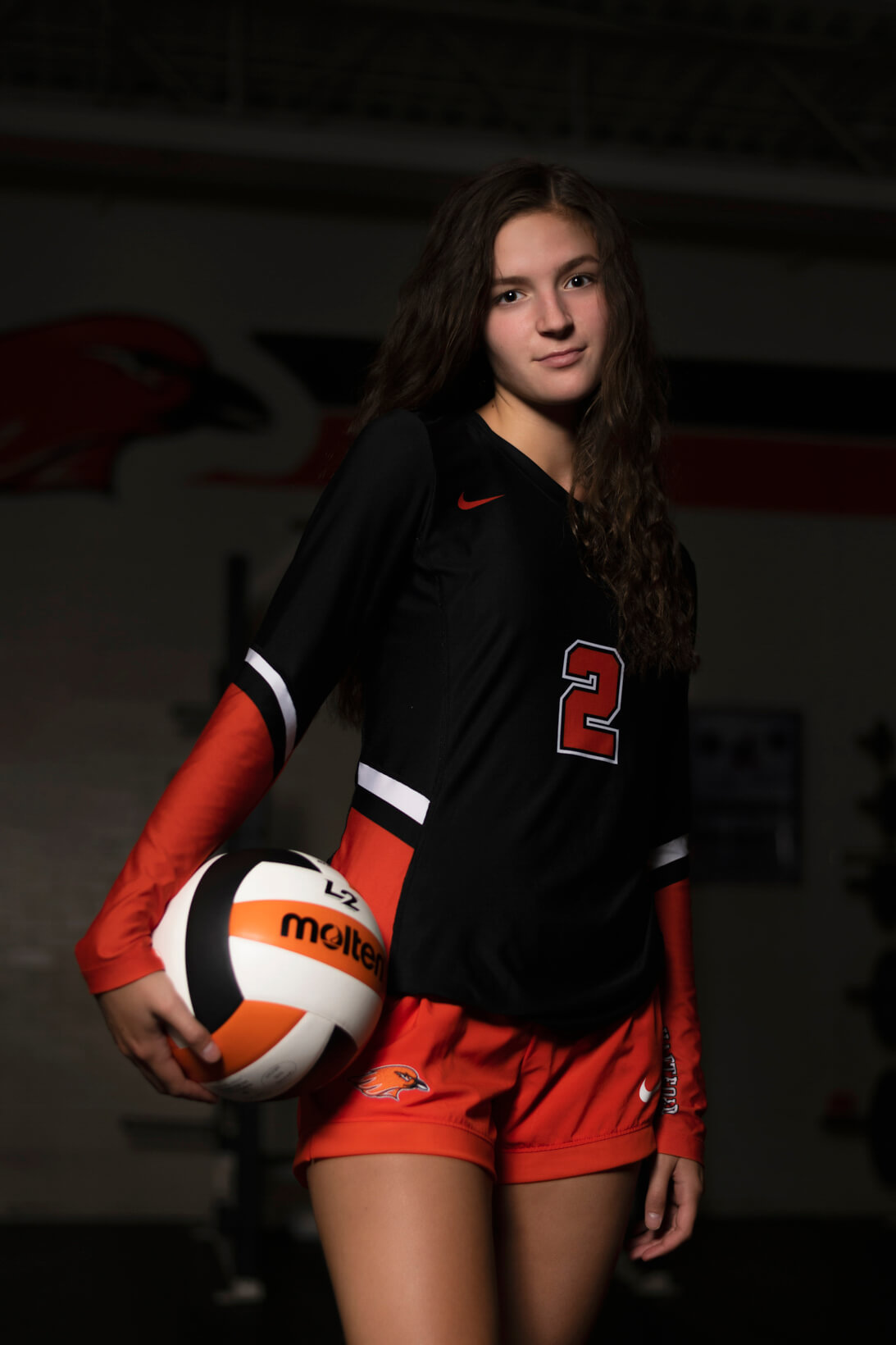 Wisconsin Senior Pictures of Volleyball Player