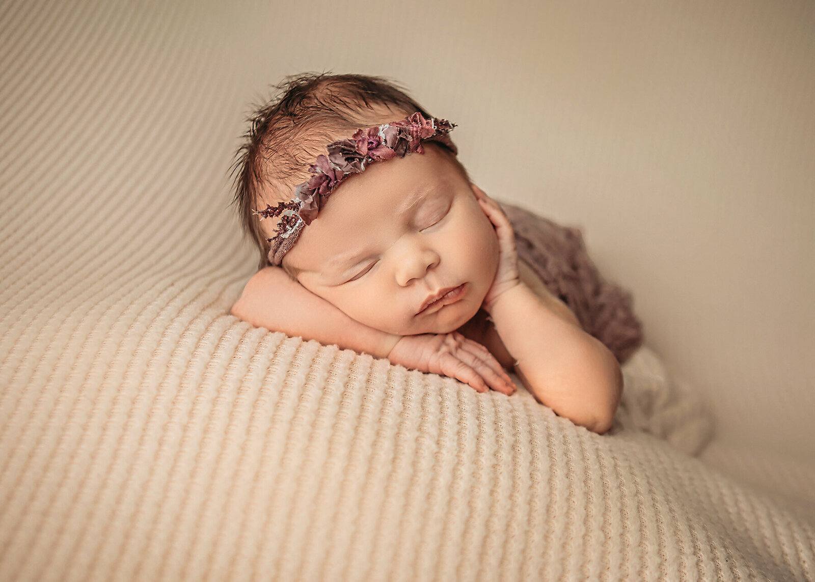 baby girl newborn session ashley mcclintock photography