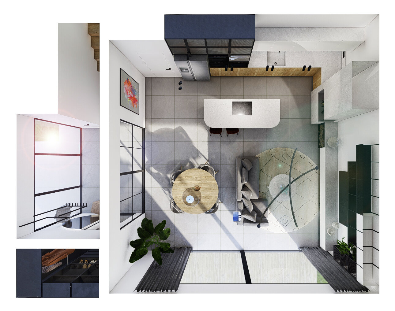 navrh-rodinneho-domu-pudorys-vizualizace