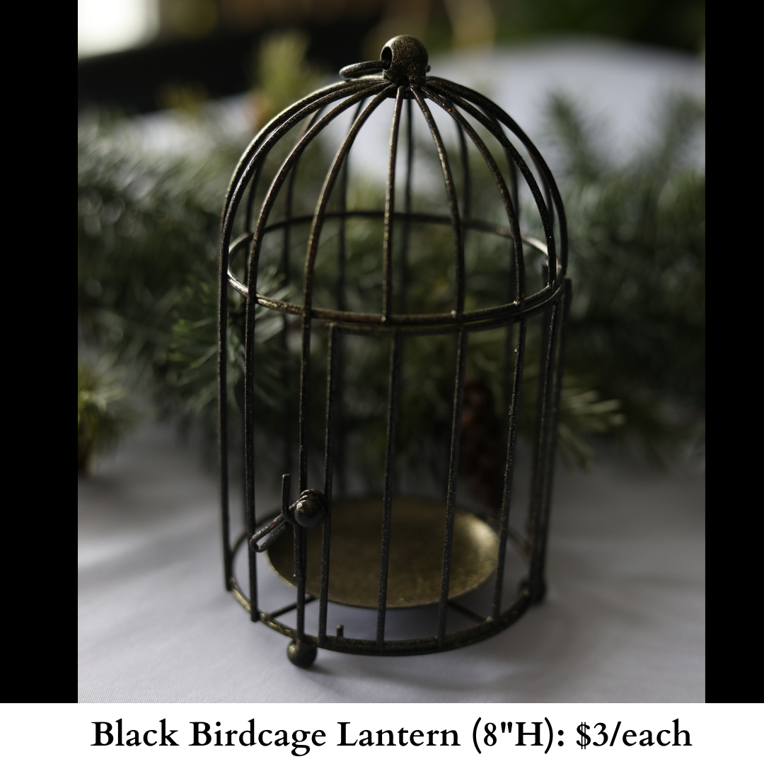 Black Birdcage Lantern-151