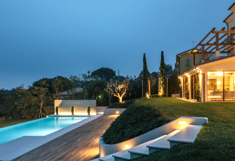 evening at Oliveto Estate