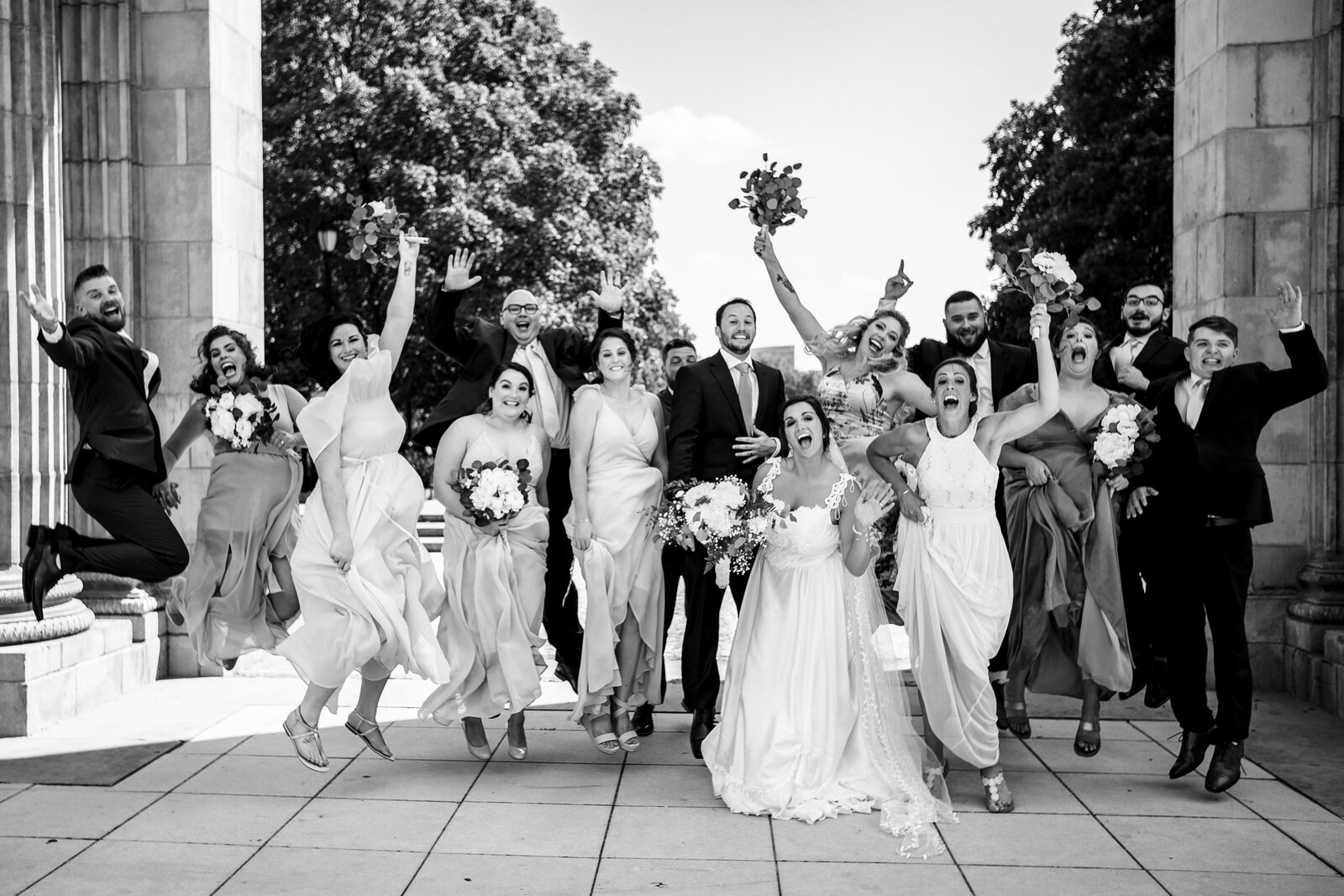 Columbus-Ohio-Downtown-Bridal-Party-Portraits