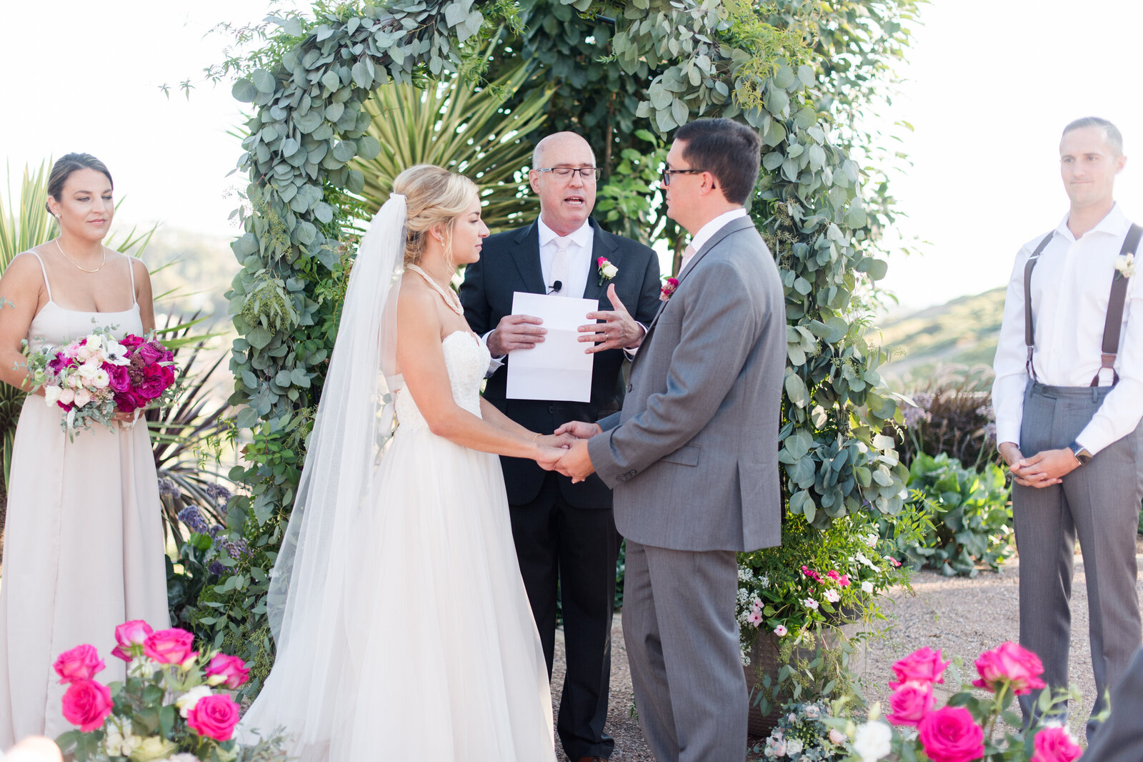 outdoor wedding ceremony