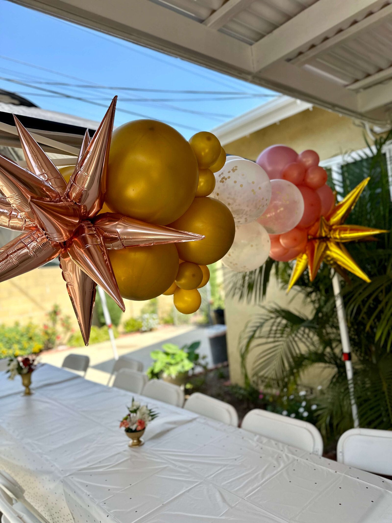 Fun birthday party balloon decoration in Orange County California