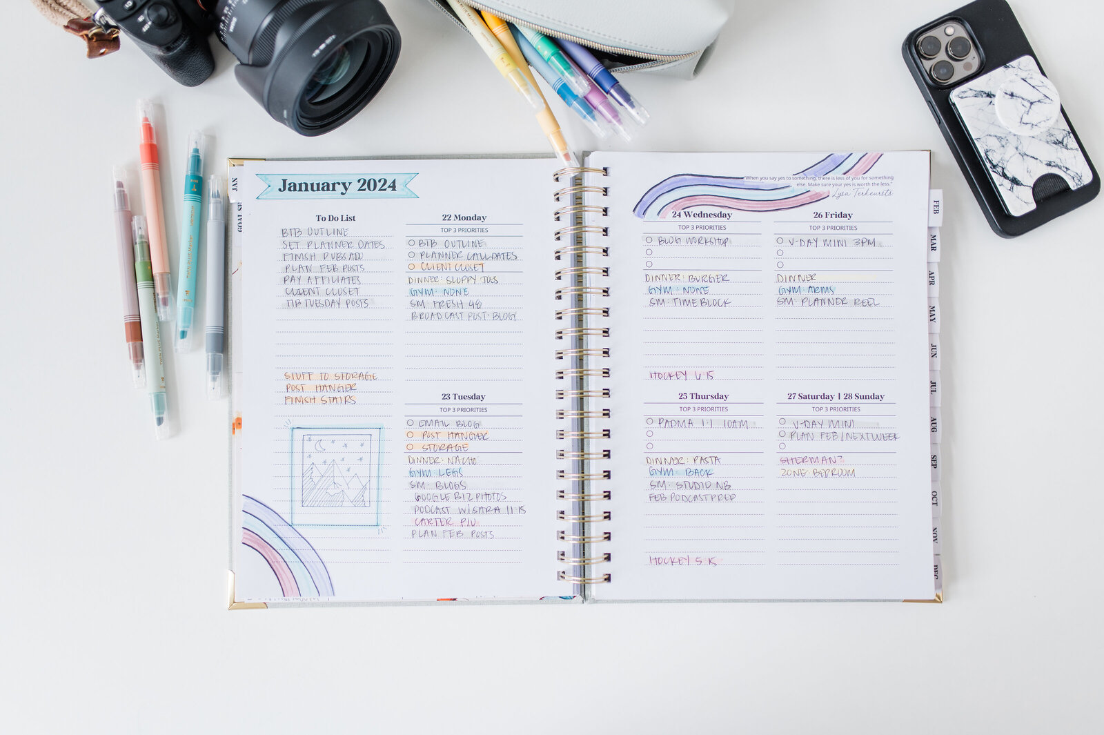 get organized with room for to-do lists