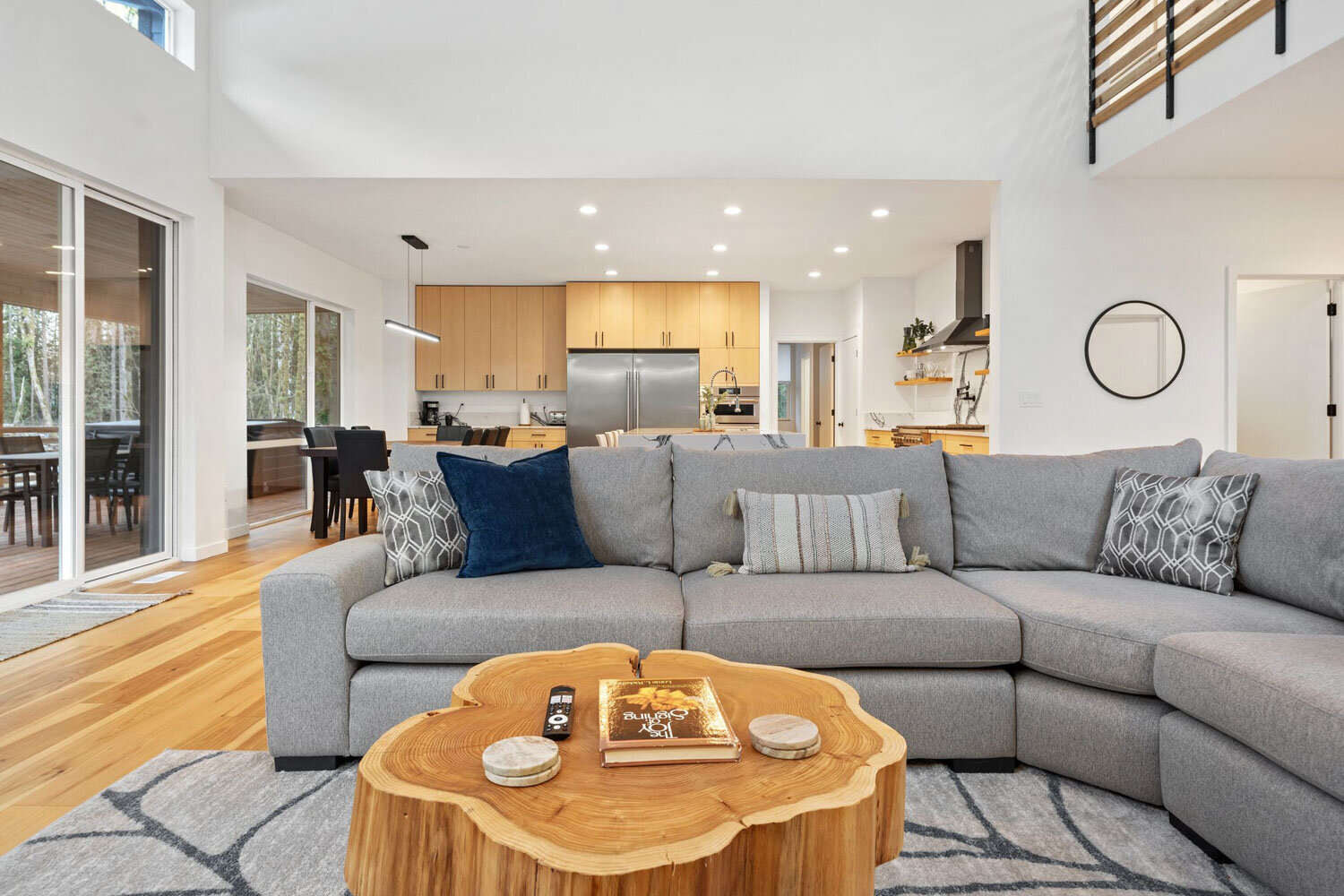 Living room in the cabin