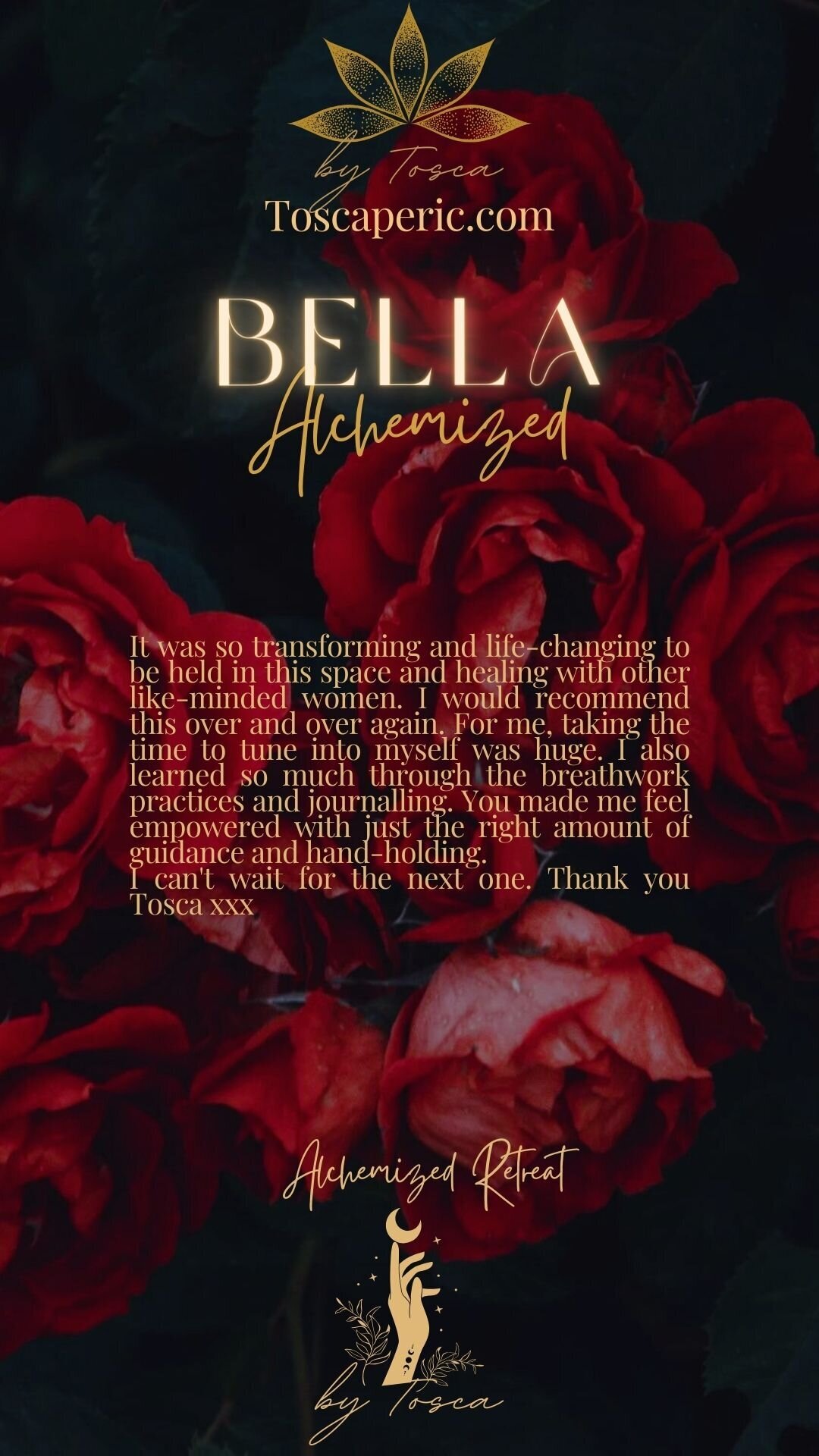 Feminine Embodiment Retreats Feminine energy retreats self-love mentorship feminine leadership mentorship Tosca Peric Retreats Tosca Retreats