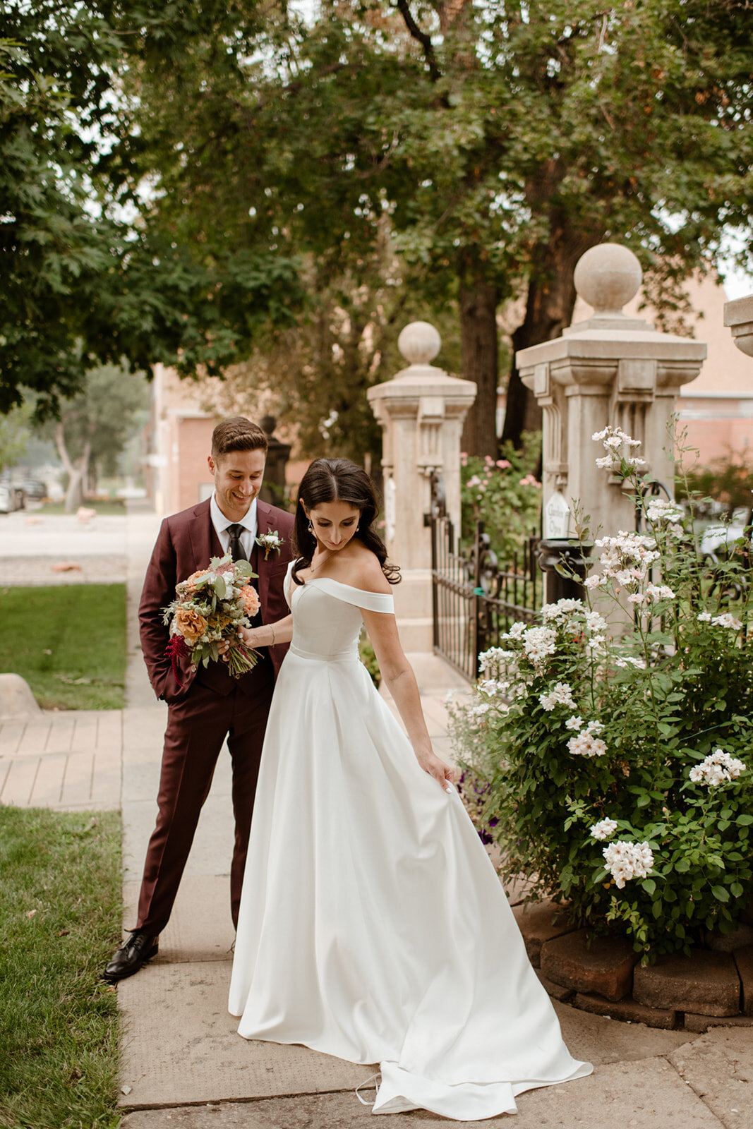 outdoor wedding in Longmont Colorado