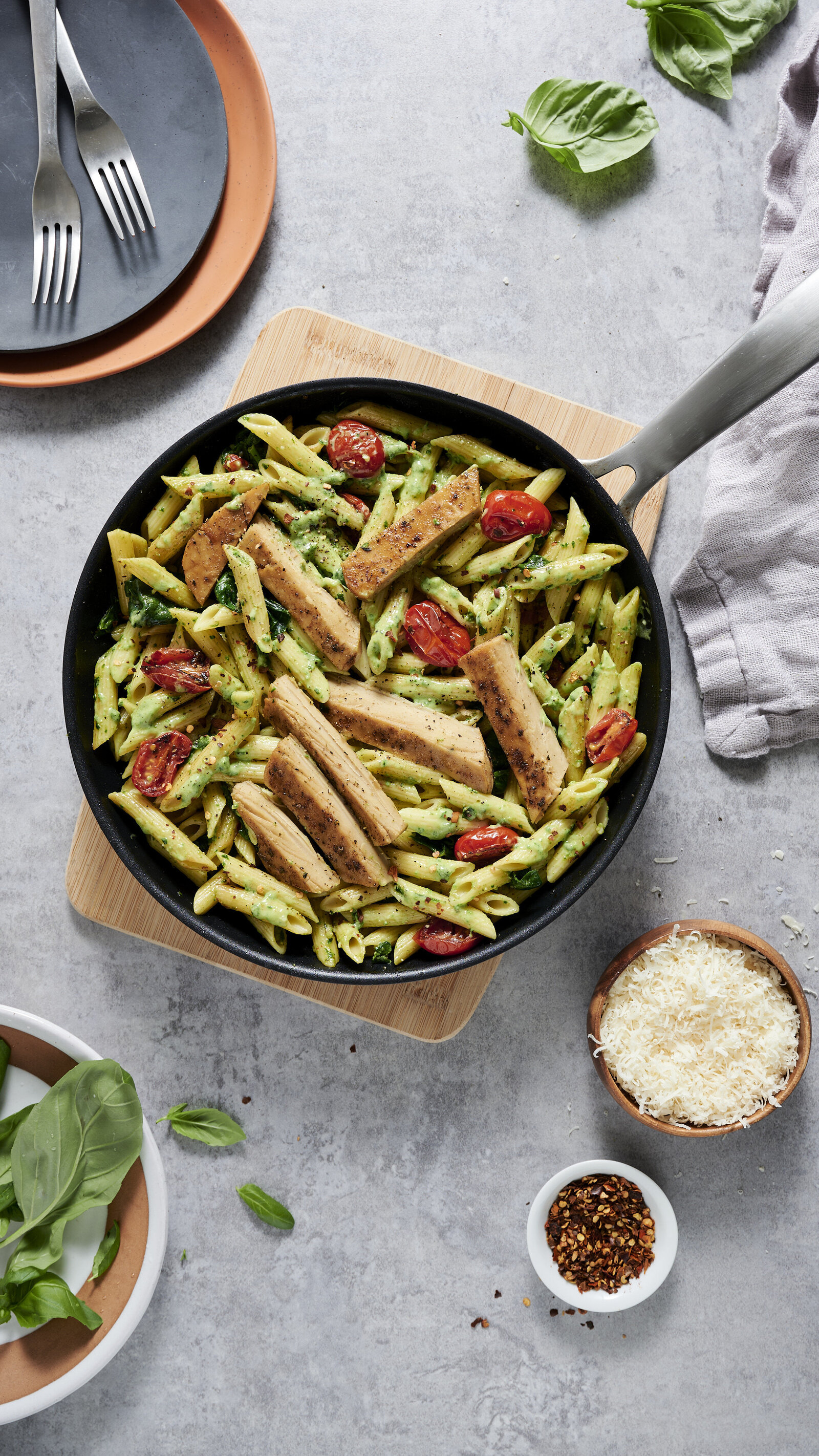 Pesto-Chicken-Pasta