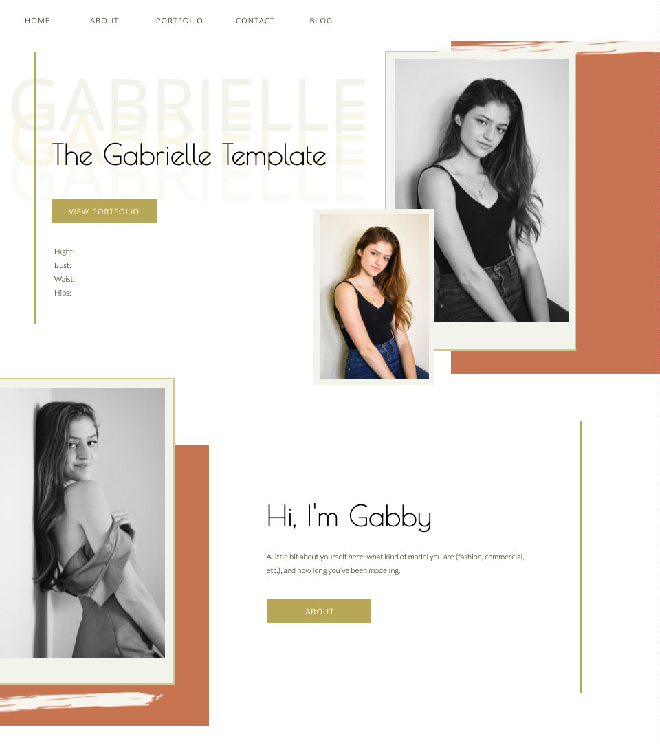 homepage website design