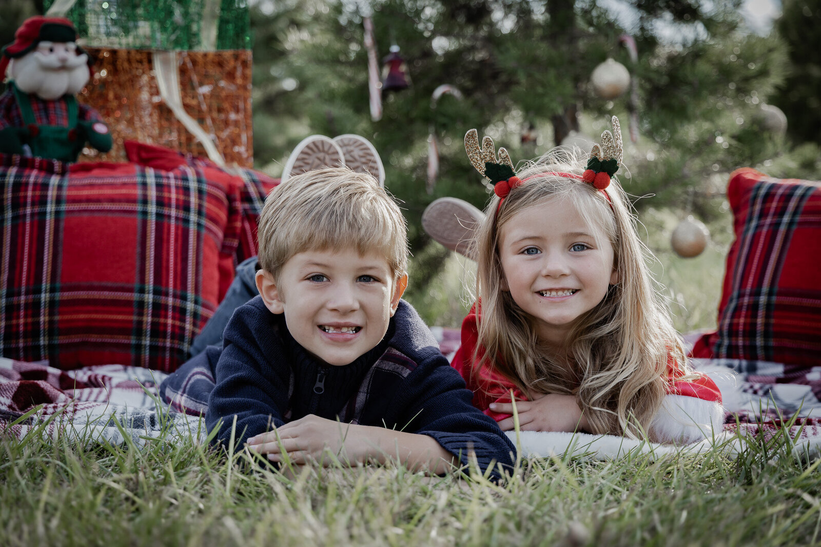 kids holiday portraits kansas city