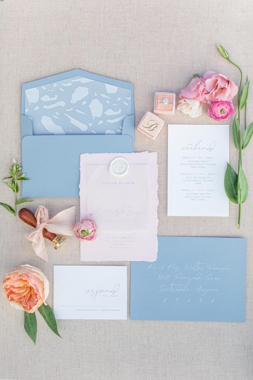 dusty-blue-pink-handmade-wedding-invitations