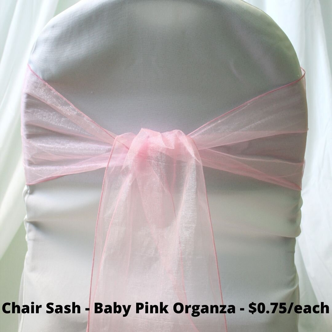 baby pink organza