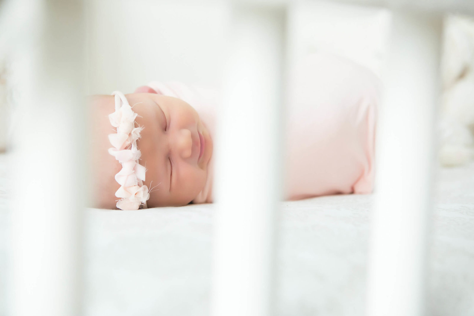 baby girl at home photo session