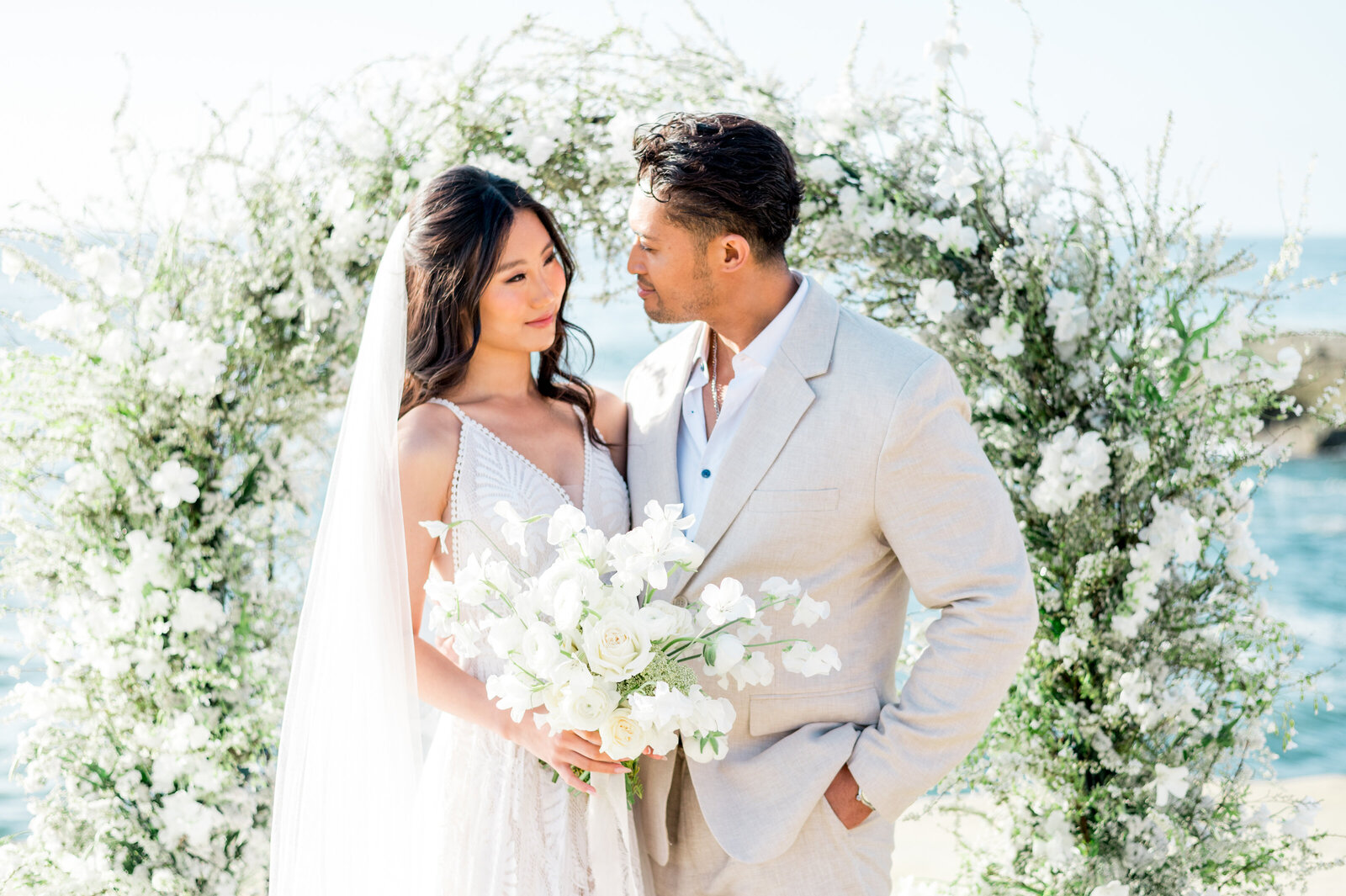 Elopement Photos on Sunset Cliffs in San Diego