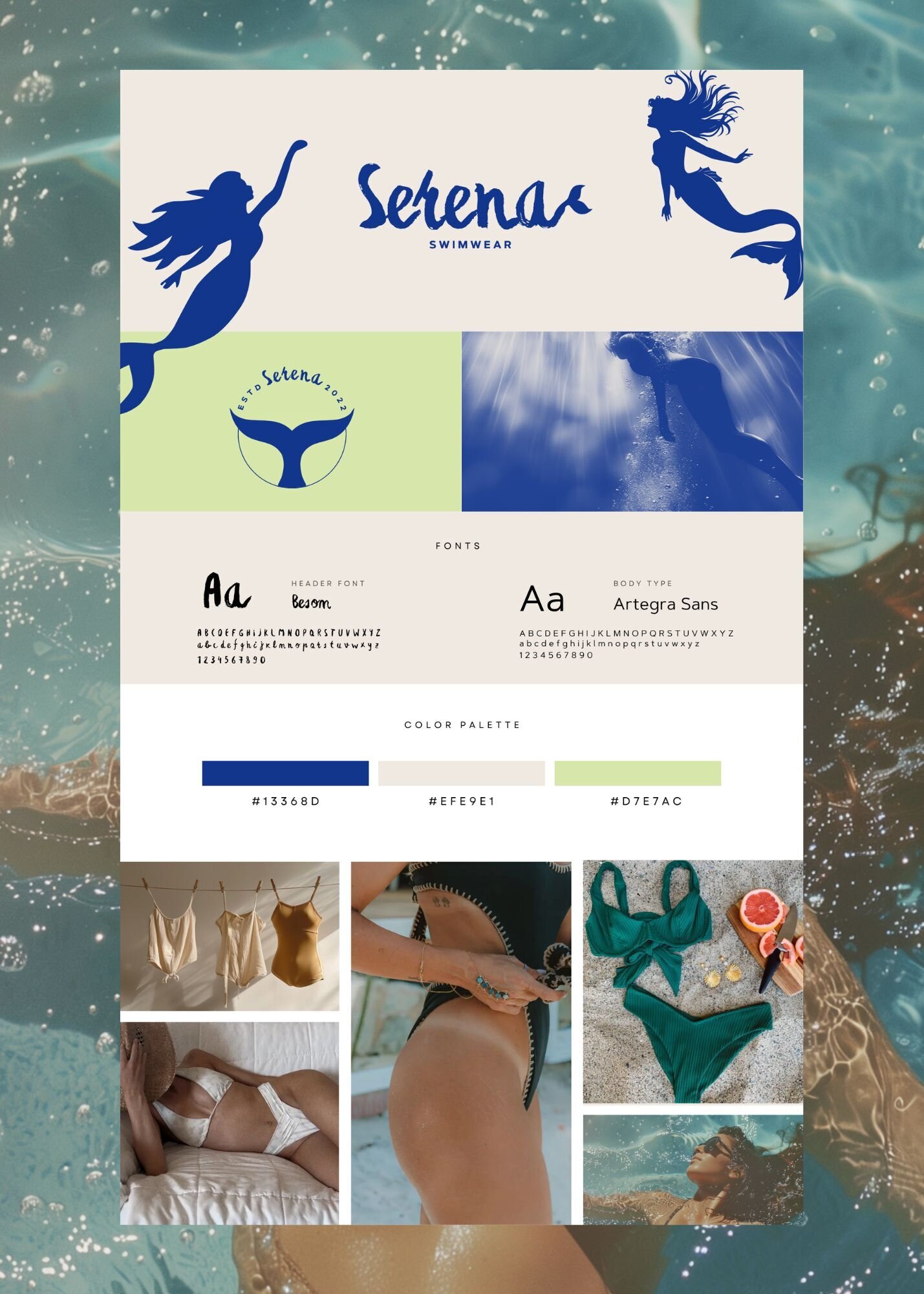 Serena Swimwear Brandkit