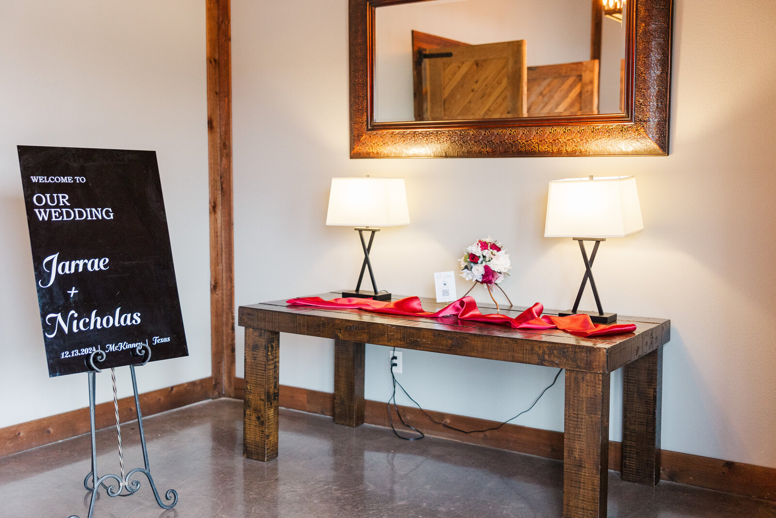 Wedding Venue detail photography