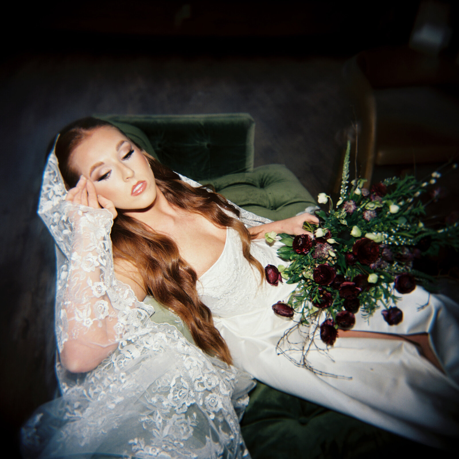 glam.waves.wedding.hair.smoky.mountain